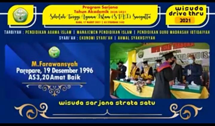 Konsep Wisuda Drive Thrue STAI Sangatta Mewisuda 151 Mahasiswa