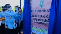 Kolaborasi Dana CSR 6 Perusahaan, Akhirnya Desa MBU Kongbeng Punya Kantor Baru