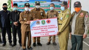 Tangani Karhutla, 5 Kecamatan Terima Kendaraan Patroli dan Peralatan MPA
