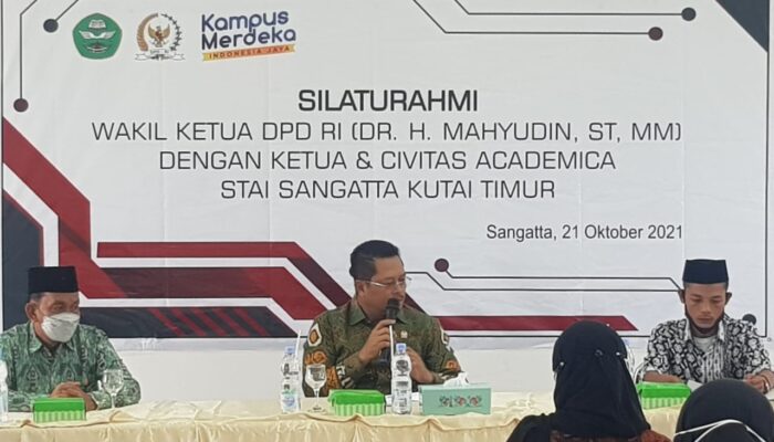 Di Sela Sela Reses, Wakil Ketua DPD RI Silaturahmi Dengan STAI Sangatta