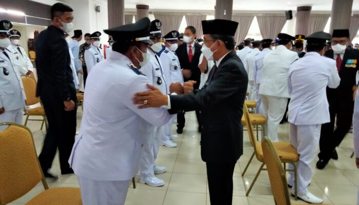 63 Kepala Desa Resmi di Lantik oleh Bupati Kutai Timur