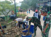 Kodim 0909 Kutim Gandeng PWI-SMSI Bersih-bersih Lingkar Masabang